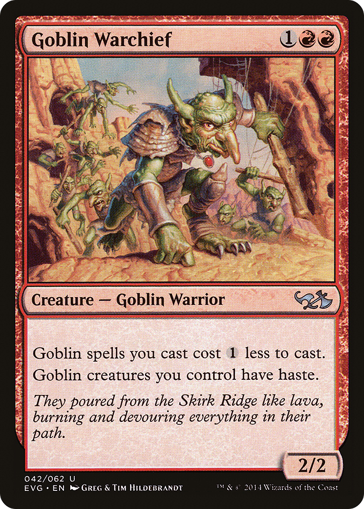 Goblin Warchief (Elves vs. Goblins) [Duel Decks Anthology]-1