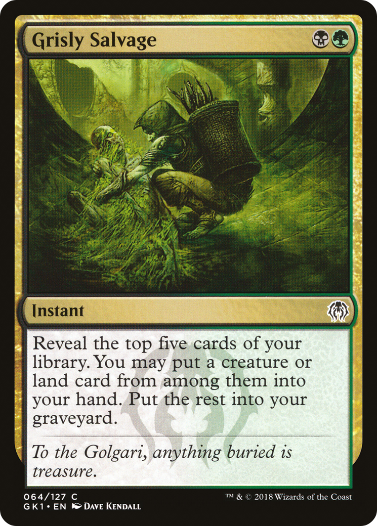 Grisly Salvage [Guilds of Ravnica Guild Kit]-1