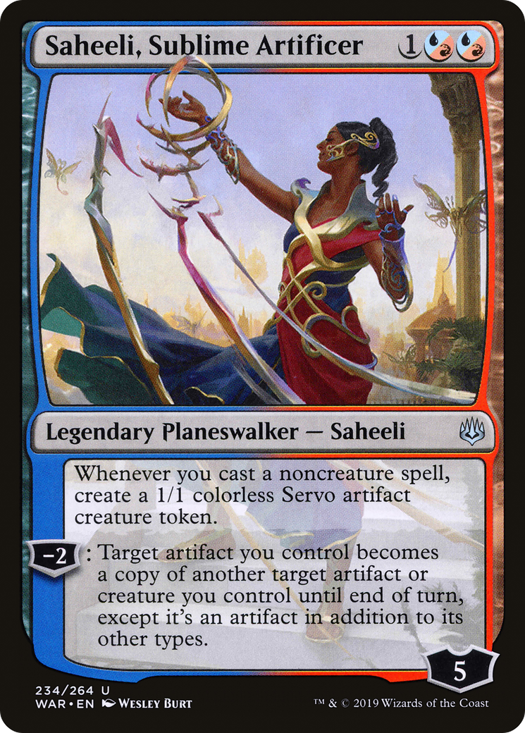 Saheeli, Sublime Artificer [War of the Spark]-1