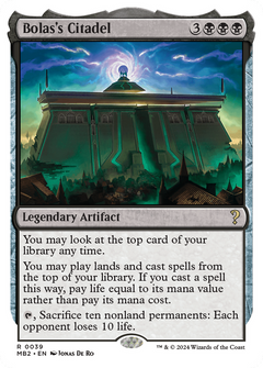 Bolas's Citadel (White Border) [Mystery Booster 2]-1