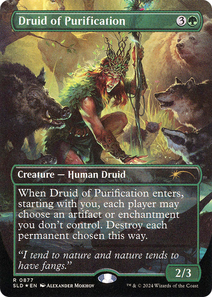 Druid of Purification (Rainbow Foil) [Secret Lair Drop Series]-1