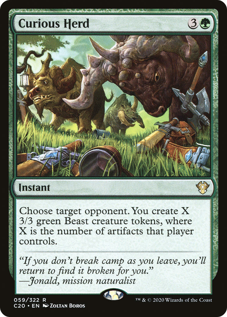 Curious Herd [Commander 2020]-1