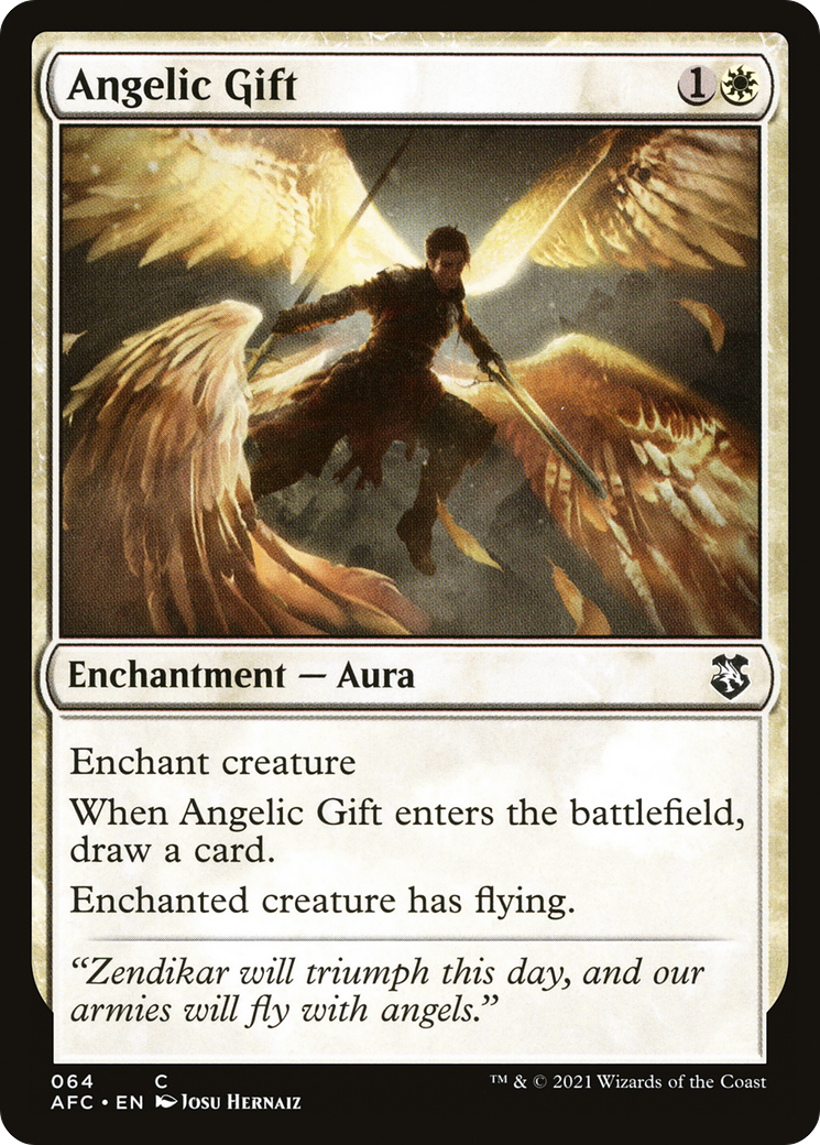 Angelic Gift [Dungeons & Dragons: Adventures in the Forgotten Realms Commander]-1