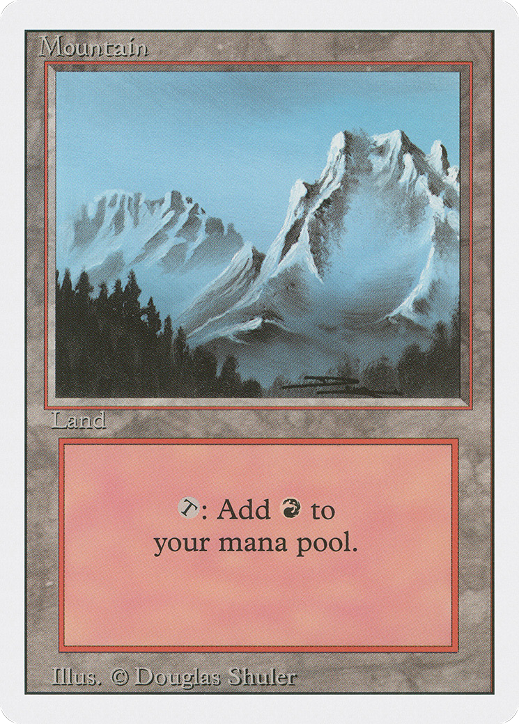 Mountain (Snow Top / Highest Point on Right) [Revised Edition]-1