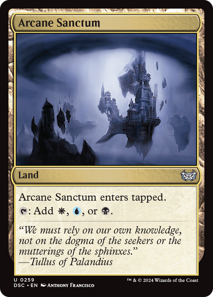 Arcane Sanctum [Duskmourn: House of Horror Commander]-1
