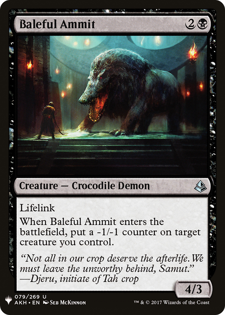 Baleful Ammit [Mystery Booster]-1