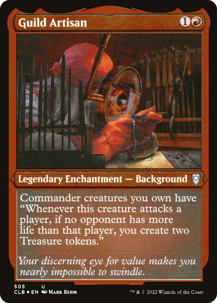 Guild Artisan (CLB-505) - Commander Legends: Battle for Baldur's Gate Etched Foil-1