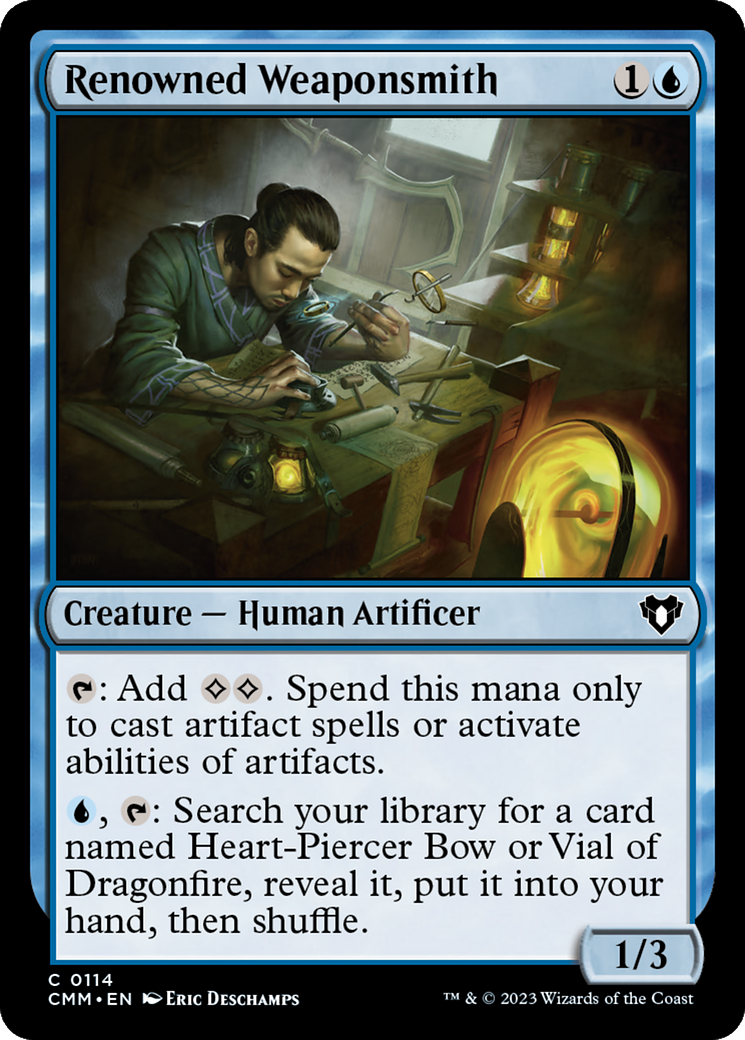 Renowned Weaponsmith [Commander Masters]-1