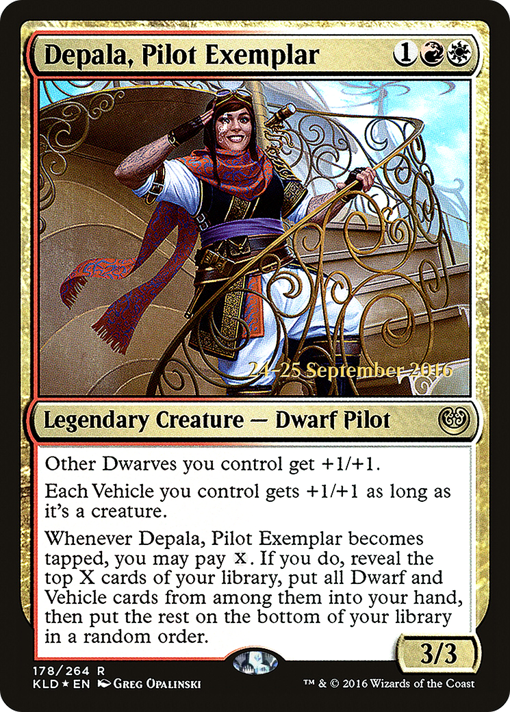 Depala, Pilot Exemplar [Kaladesh Prerelease Promos]-1