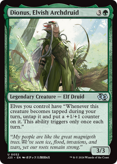 Dionus, Elvish Archdruid (Anime) [Foundations Jumpstart]-1