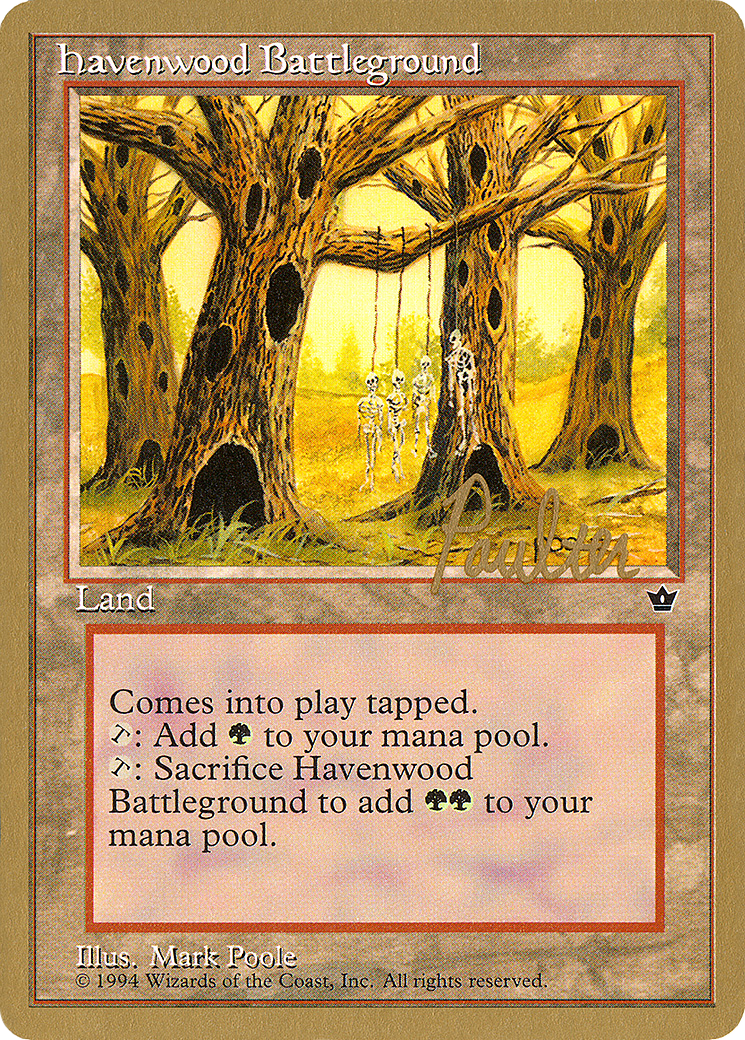 Havenwood Battleground (Preston Poulter) [Pro Tour Collector Set]-1