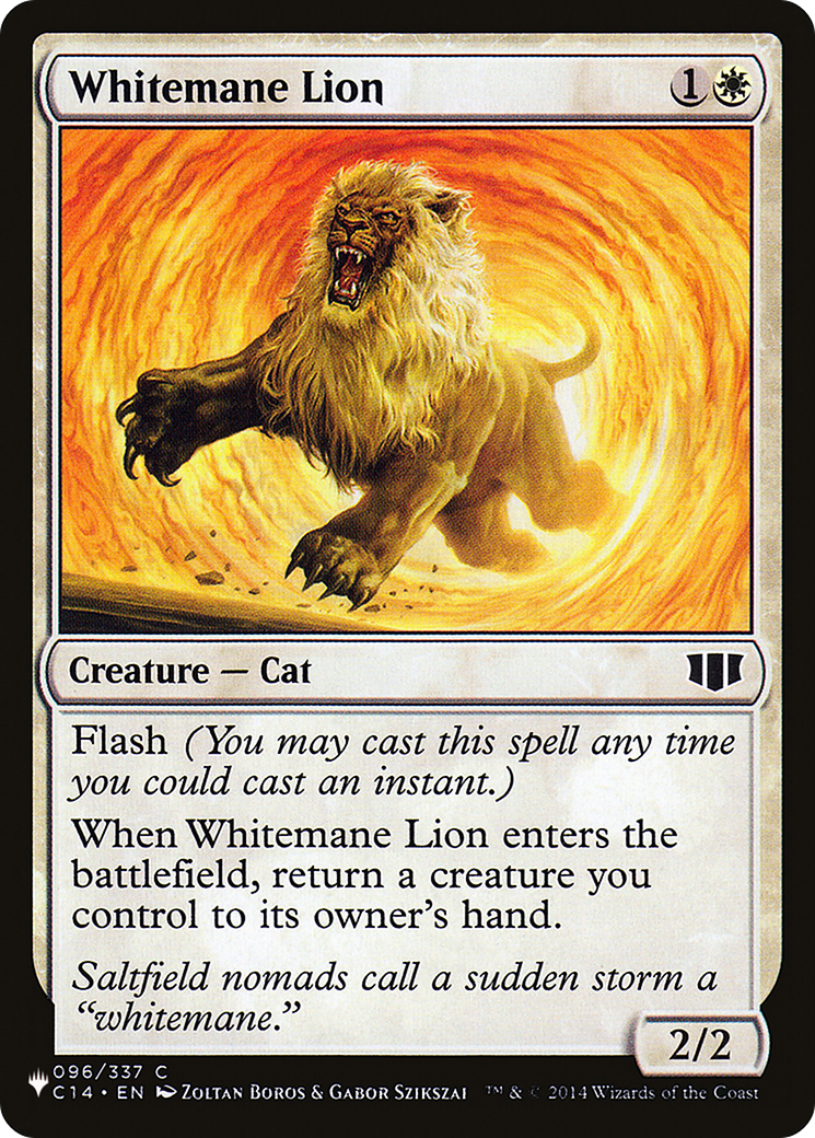Whitemane Lion (C14) (LIST-C14-96) - The List-1