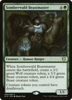 Somberwald Beastmaster [Innistrad: Midnight Hunt Commander]-1