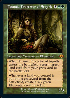 Titania, Protector of Argoth (Retro Foil Etched) [Modern Horizons 2]-1