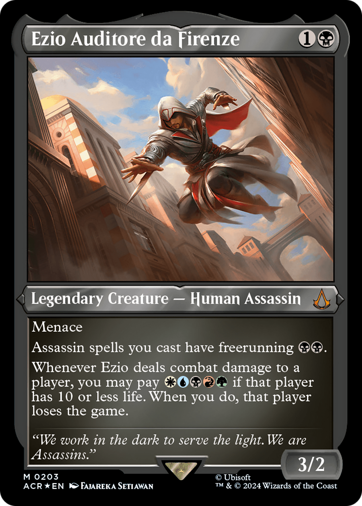 Ezio Auditore da Firenze (ACR-203) - Assassin's Creed Etched Foil-1