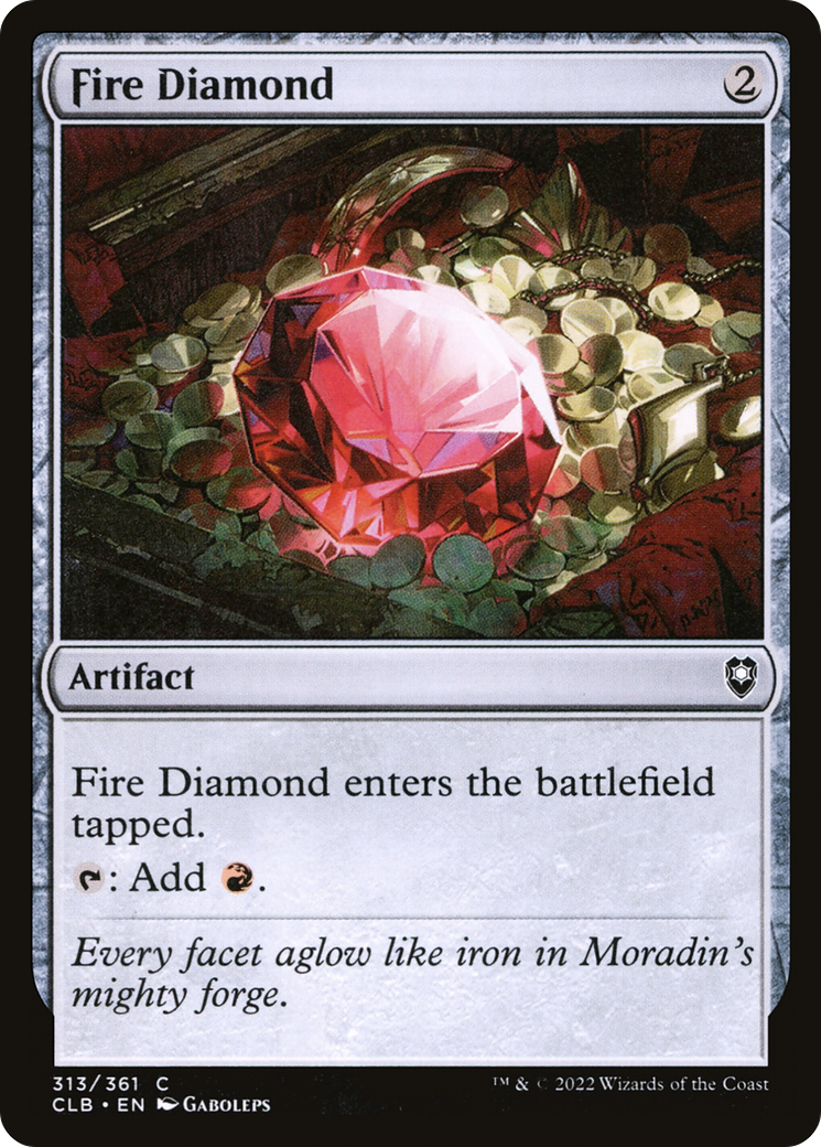 Fire Diamond [Commander Legends: Battle for Baldur's Gate]-1