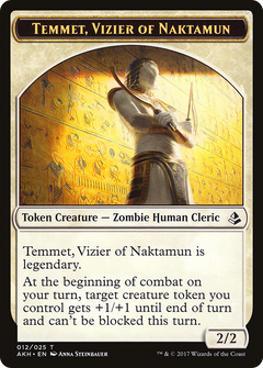 Temmet, Vizier of Naktamun Token (AKH-012) - Amonkhet Tokens Foil-1