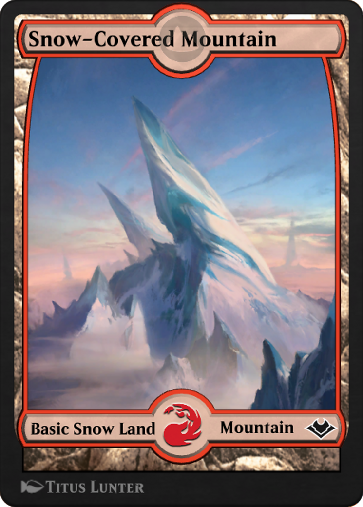 Snow-Covered Mountain (PANA-260) - MTG Arena Promos: (Full Art)-1