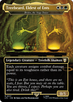 Treebeard, Eldest of Ents - Doran, the Siege Tower (Borderless) (LTC-517) - Tales of Middle-earth Commander / Treebeard, Eldest of Ents (Borderless)-1