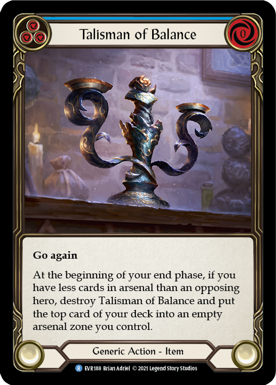Talisman of Balance [EVR188] (Everfest)  1st Edition Normal-2