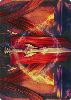 Ramosian Greatsword // Ramosian Greatsword (AMOM-037) - March of the Machine Art Series (Borderless) Foil-3