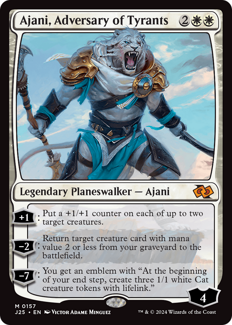 Ajani, Adversary of Tyrants [Foundations Jumpstart]-1