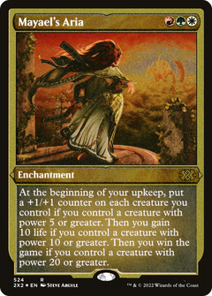 Mayael's Aria (Foil Etched) [Double Masters 2022]-1