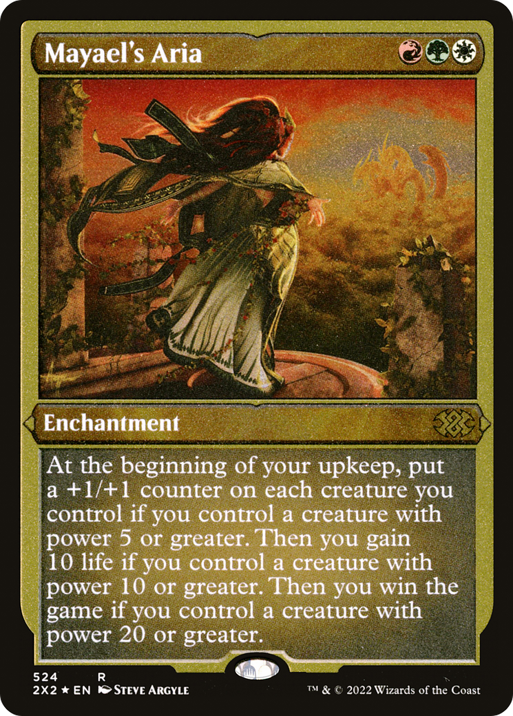 Mayael's Aria (Foil Etched) [Double Masters 2022]-1