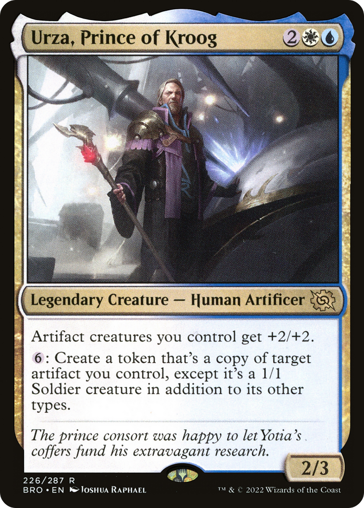 Urza, Prince of Kroog (BRO-226) - The Brothers' War Foil-1