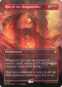 Rite of the Dragoncaller (Mana Foil) [Foundations]-1