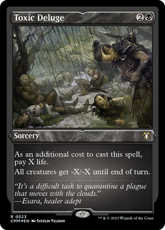 Toxic Deluge (CMM-523) - Commander Masters Etched Foil-1