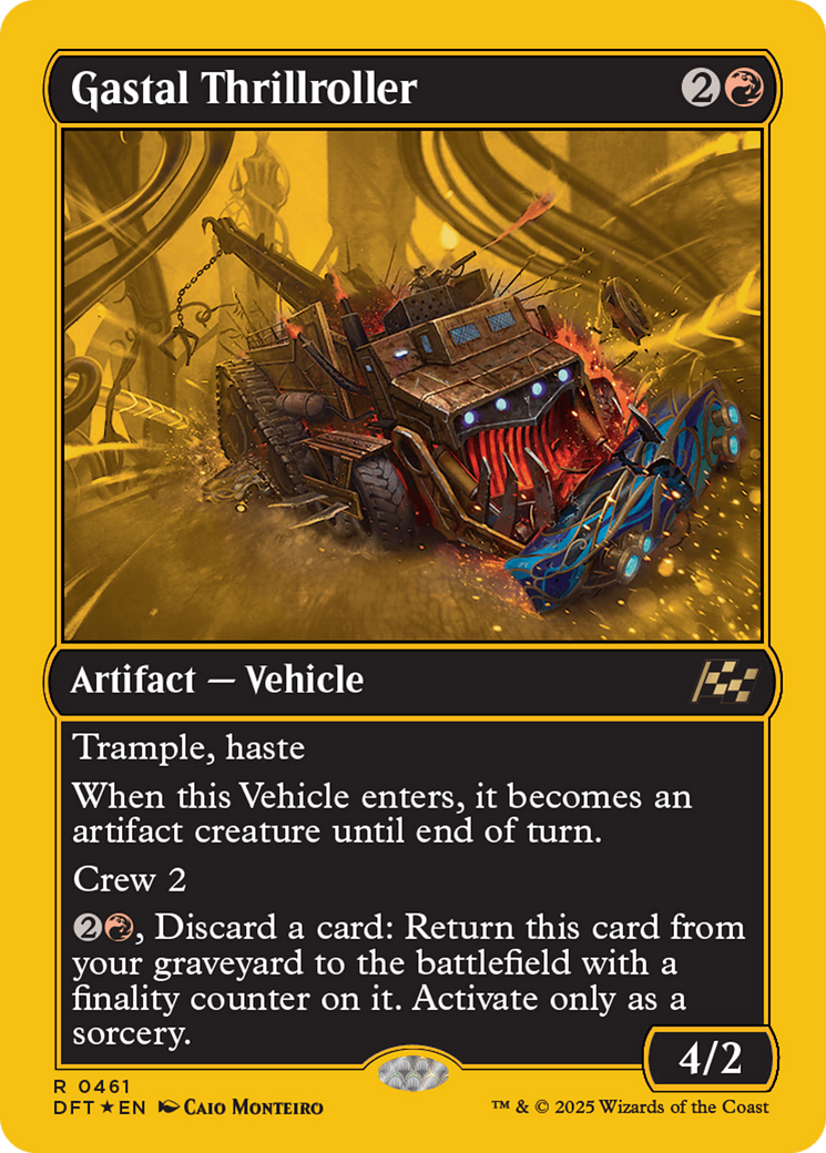 Gastal Thrillroller (First-Place Foil) [Aetherdrift]-1