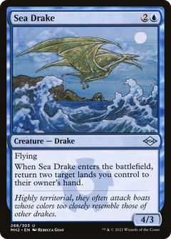 Sea Drake (MH2-268) - Modern Horizons 2 Etched Foil-1