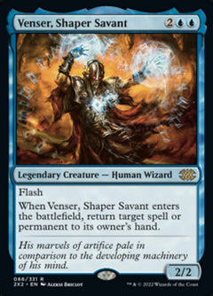 Venser, Shaper Savant [Double Masters 2022]-1