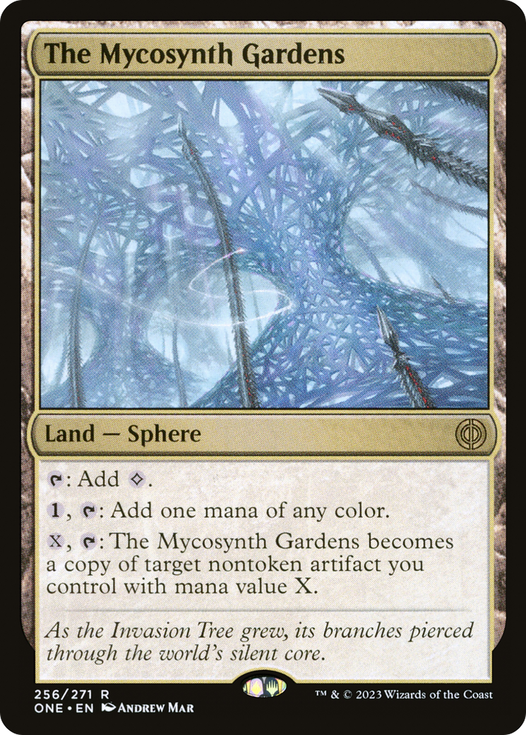 The Mycosynth Gardens (ONE-256) - Phyrexia: All Will Be One Foil-1