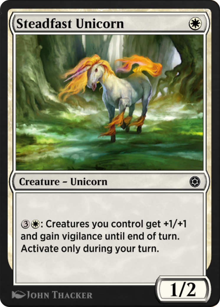 Steadfast Unicorn (HBG-104) - Alchemy Horizons: Baldur's Gate-1