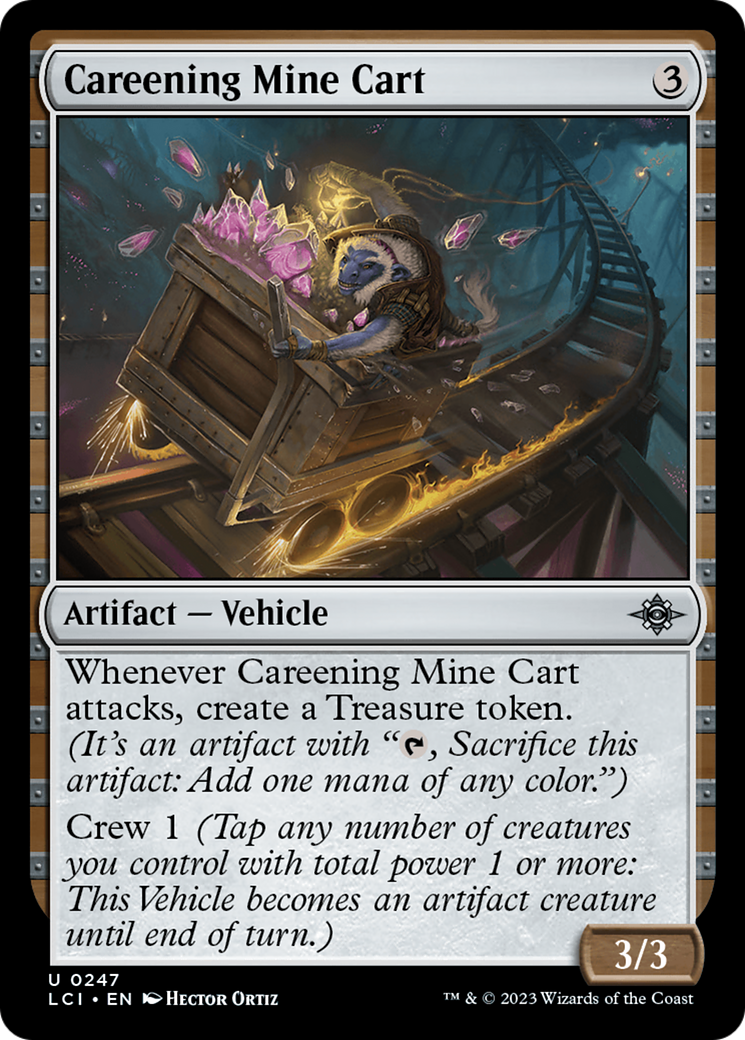 Careening Mine Cart [The Lost Caverns of Ixalan]-1