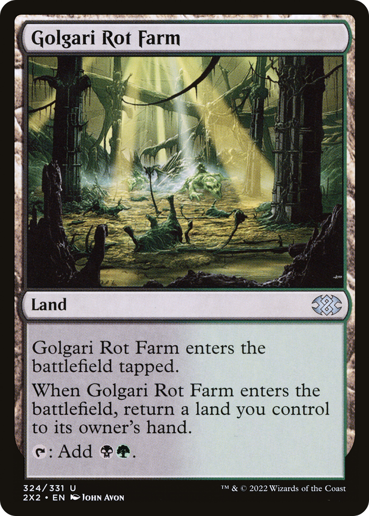 Golgari Rot Farm [Double Masters 2022]-1