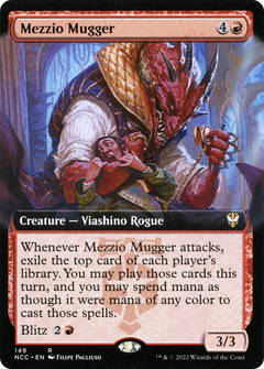Mezzio Mugger (Extended Art) [Streets of New Capenna Commander]-1
