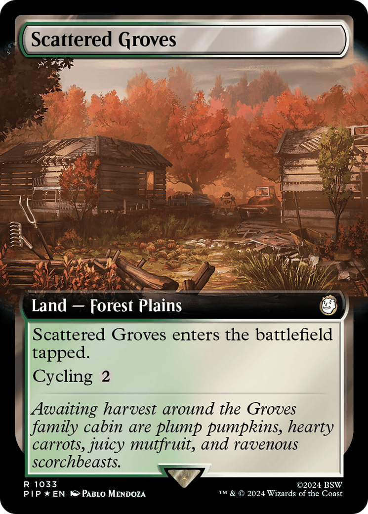 Scattered Groves (Extended Art) (Surge Foil) [Fallout]-1
