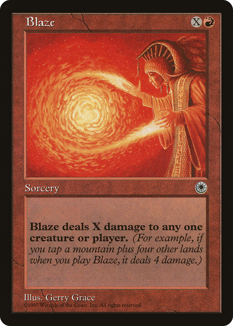 Blaze (No Flavor Text) [Portal]-1