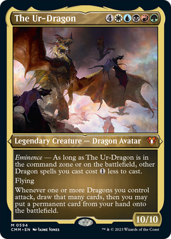 The Ur-Dragon (Foil Etched) [Commander Masters]-1