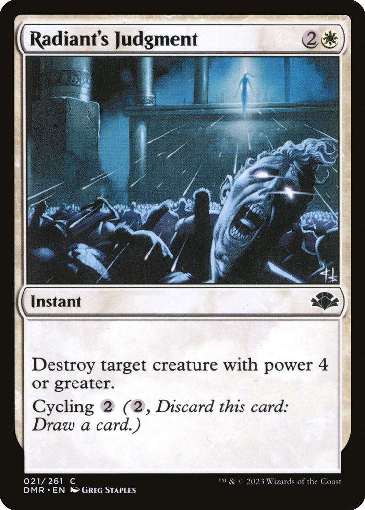 Radiant's Judgment [Dominaria Remastered]-1