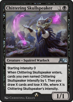 Chittering Skullspeaker (YBLB-009) - Alchemy: Bloomburrow-1