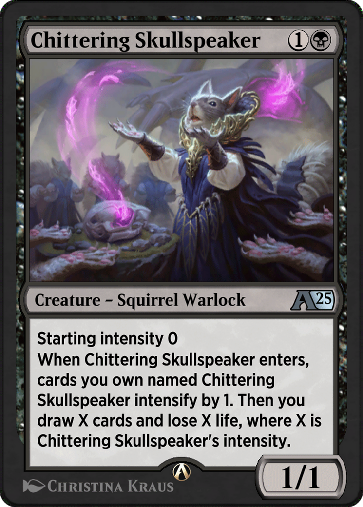 Chittering Skullspeaker (YBLB-009) - Alchemy: Bloomburrow-1