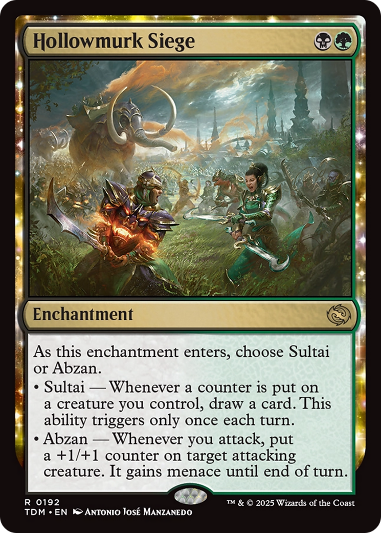 Hollowmurk Siege [Tarkir: Dragonstorm]-1