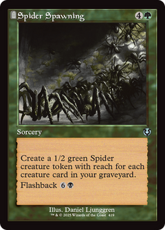 Spider Spawning (Retro Frame) [Innistrad Remastered]-1
