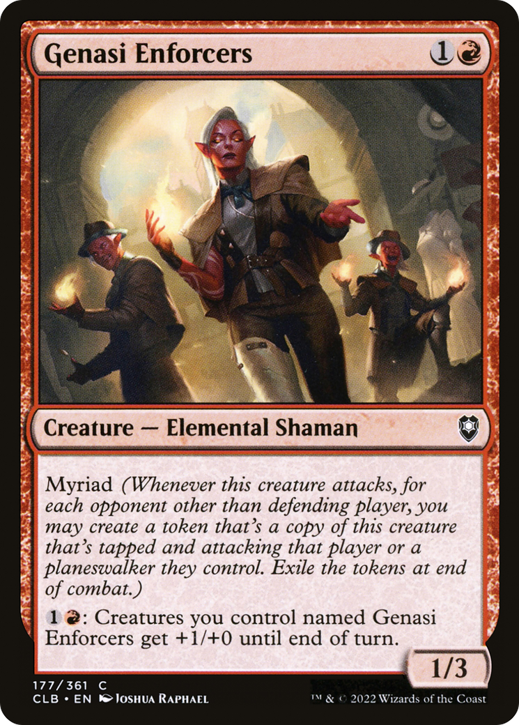 Genasi Enforcers [Commander Legends: Battle for Baldur's Gate]-1
