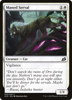 Maned Serval [Ikoria: Lair of Behemoths]-1