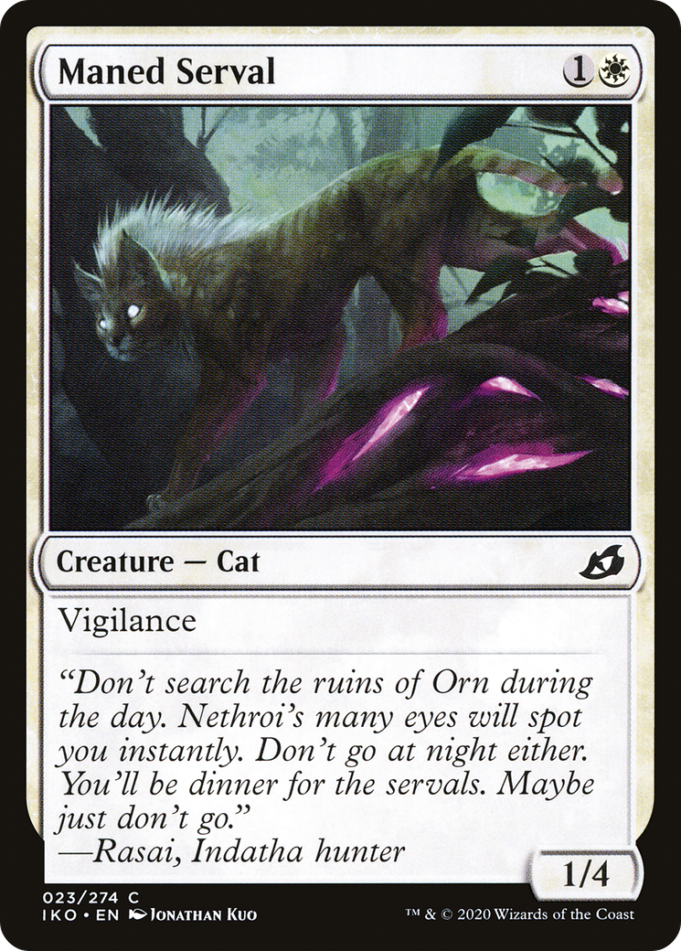 Maned Serval [Ikoria: Lair of Behemoths]-1